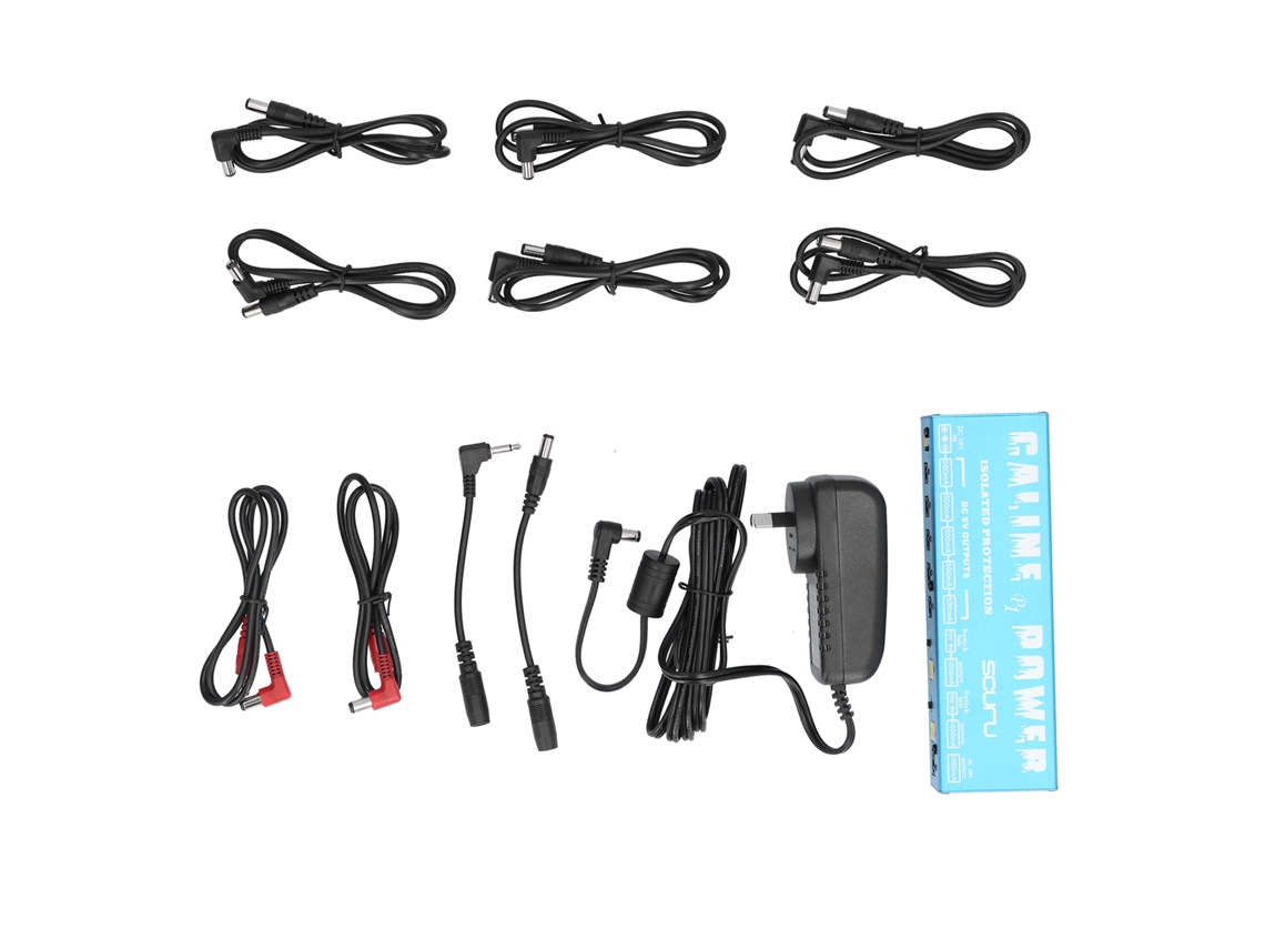 Pedal de Efeito Guitarra 18v 2a 36w 8 Tomadas Isoladas Adaptador