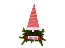 Decoração de Natal com Boneca Sem Rostos, Boneco de Árvore e Coroa Natalina LAXISCREED