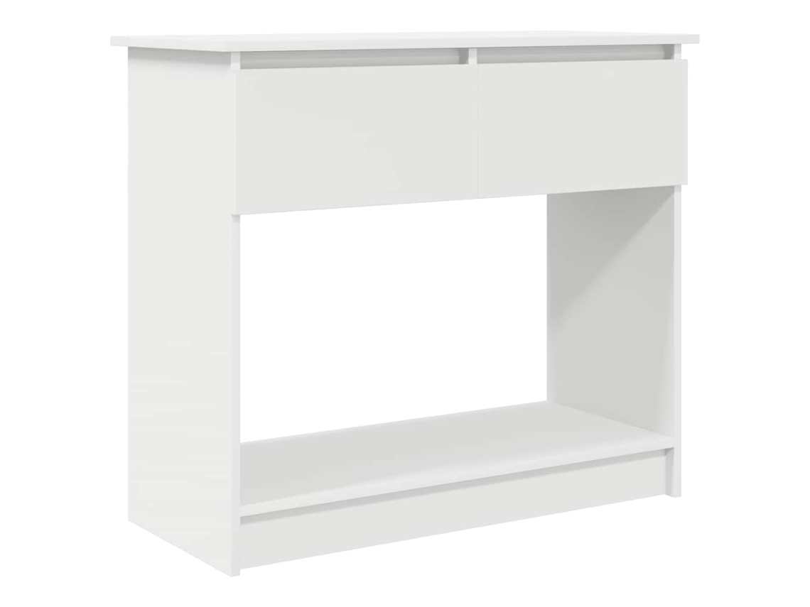 Mesa Consola com Gavetas 85,5x38,5x74,5 Cm Branco MAISON EXCLUSIVE