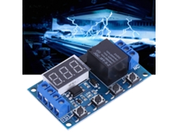 Módulo De Relé Temporizador Retardo 6v-30v Com Display Digital Led