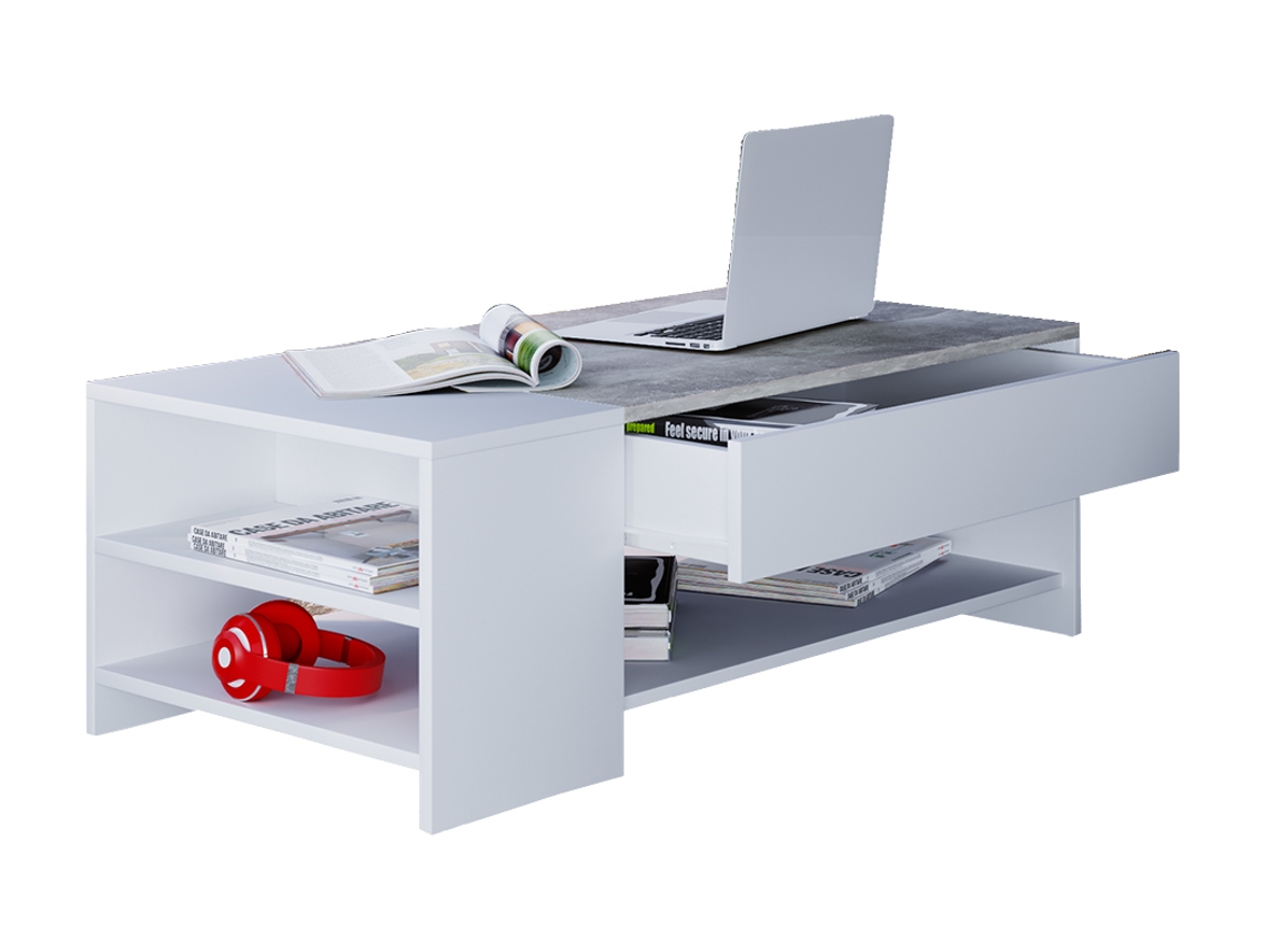 Mesa Para Sofá Mesa De Centro Com Gaveta Tindus Vcm