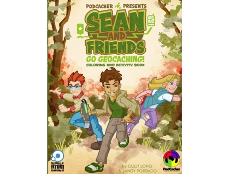 Livro Sean and Friends Go Geocaching (Coloring Book) Cully Long (Inglês)