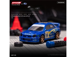 Carro de Corrida Rc Whoosh H1 H2 Rtr 1/43 2.4g 4wd Amarelo Licenciado Mazda Subaru Giroscópio Proporcional Led On road Meninos Brinquedo MDUG