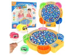 Kit De Pesca Esportiva Para Família 45 Peixes 4 Varas De Pesca Aquaforge