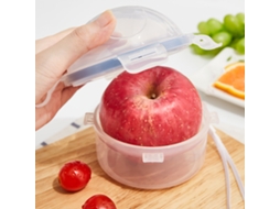 Recipiente Pequeno Para Armazenar Frutas E Legumes, Caixa Plástica Com Tampa Própria Para Micro-ondas, Ideal Para Cebola, Tomate, Seguro