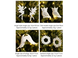Laxiscreed Decoração De Natal Com Ornamentos Giratórios Para Momentos Mágicos De Celebração