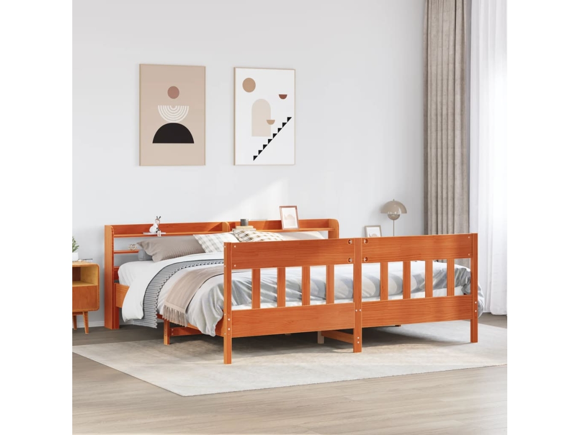 Cama Sem Colchão Mel Lovely Home Castanho (200x200)
