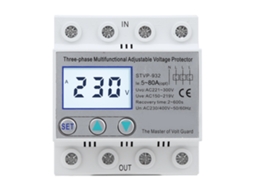 Protector de Voltaje Trifásico LCD 50a 230v 400v S/MARCA