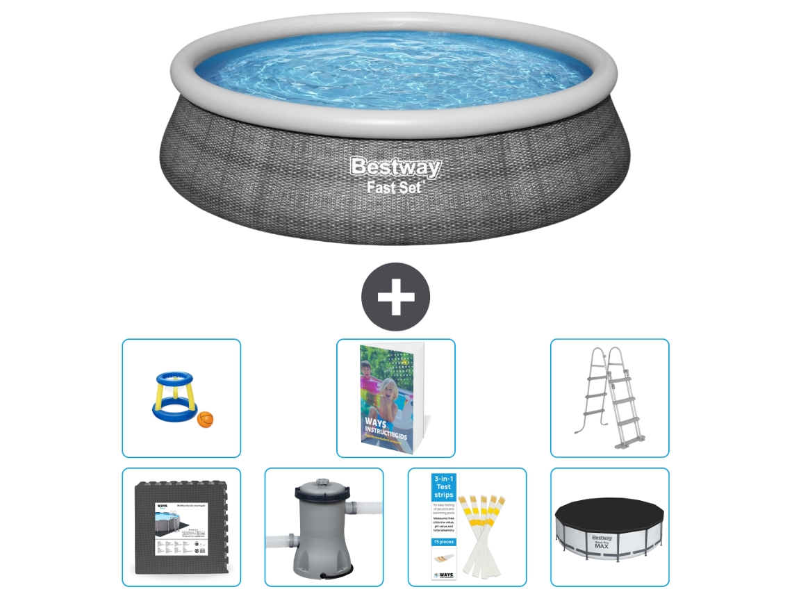 Bestway Piscina Bestway Fast Set Redonda - 457x107 Cm - 8-peças S491