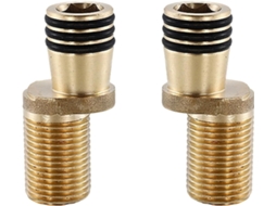 Conjunto De 2 Suportes Parede Para Chuveiro Em Liga Bronze, Impermeáveis, Com Aro Fechado, Que Otimizam O Espaço E