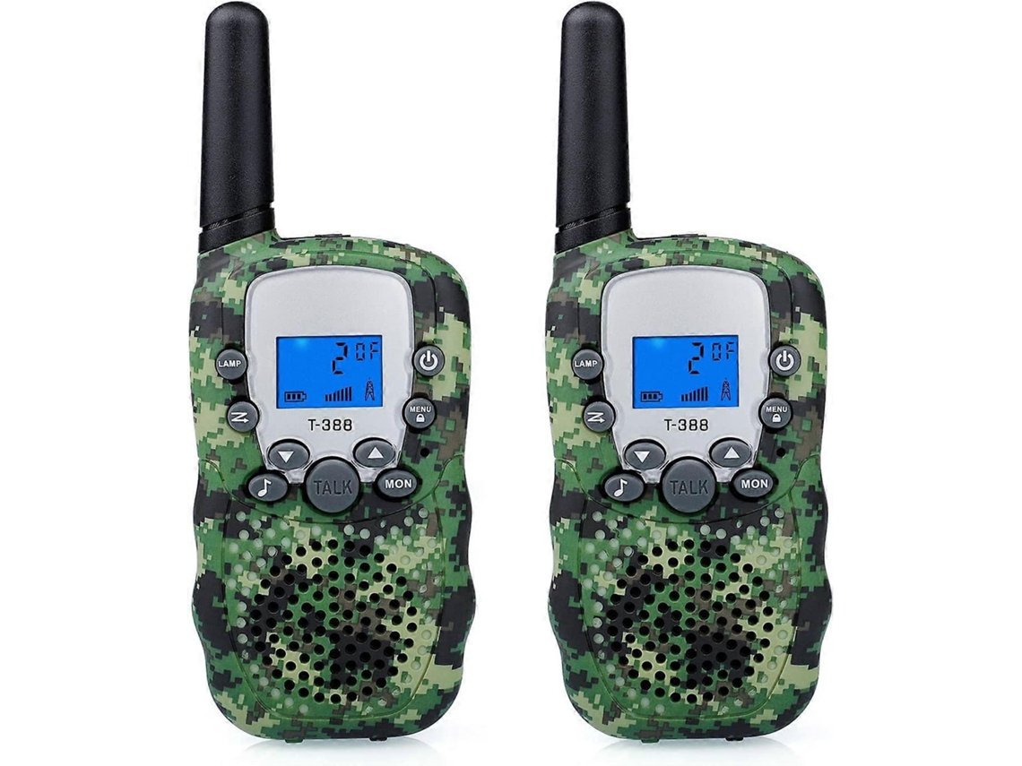 Walkie Talkie Camuflado De Longo Alcance De 3 Km, Jogos De Acampamento Ao Ar Livre, Melhores Presentes Para Crianças Brilvibera