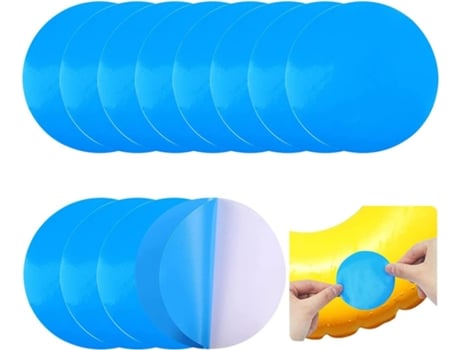 Pvc Self Adhesive Repair Patches 20 Pieces Boat Repair Rubber Vinyl Pool Liner Patch Swimming Pool Kit Self Adhesive Patches