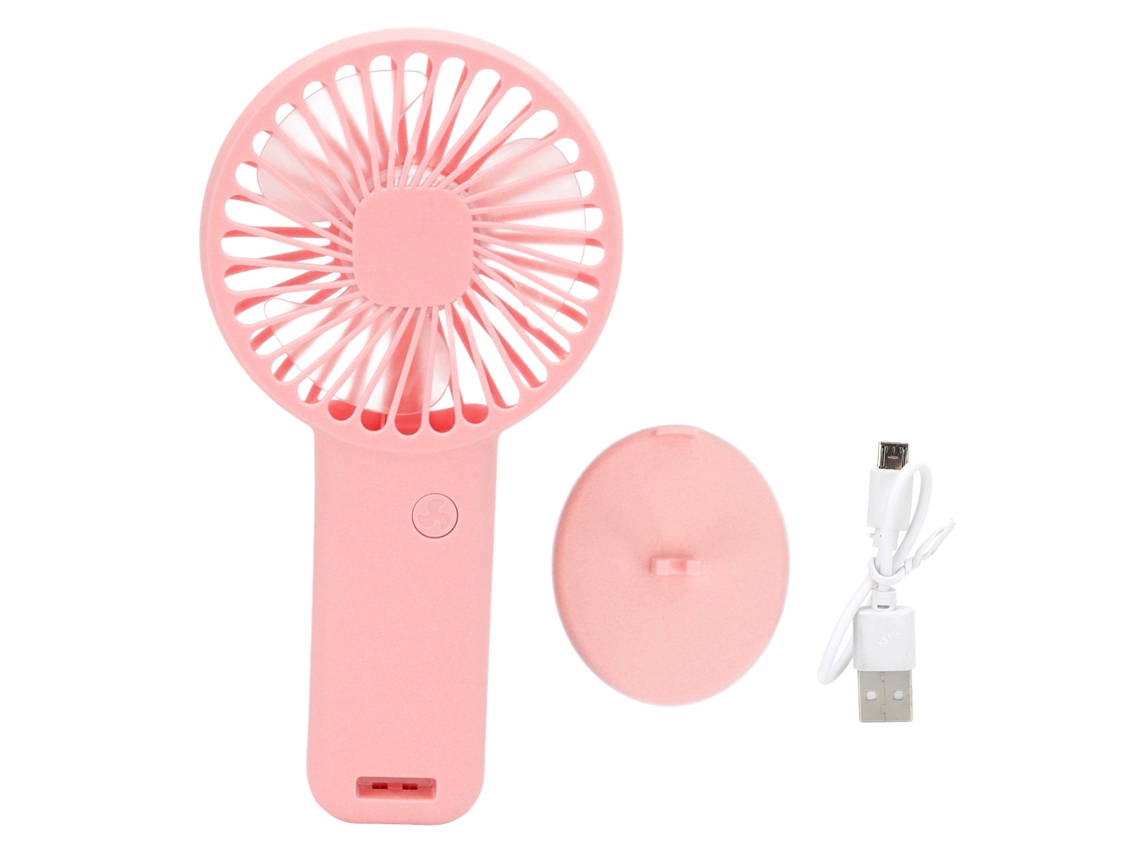 Ventilador Portátil De Bolso Pequeno, Silencioso E Com Carregamento Usb, Para Crianças Em Viagens E Atividades Ao Ar Livre (rosa)