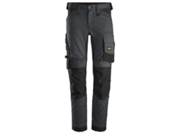 SNICKERS WORKWEAR-63415804054-AllroundWork Stretch Pants Aço Cinza-Preto tamanho 54