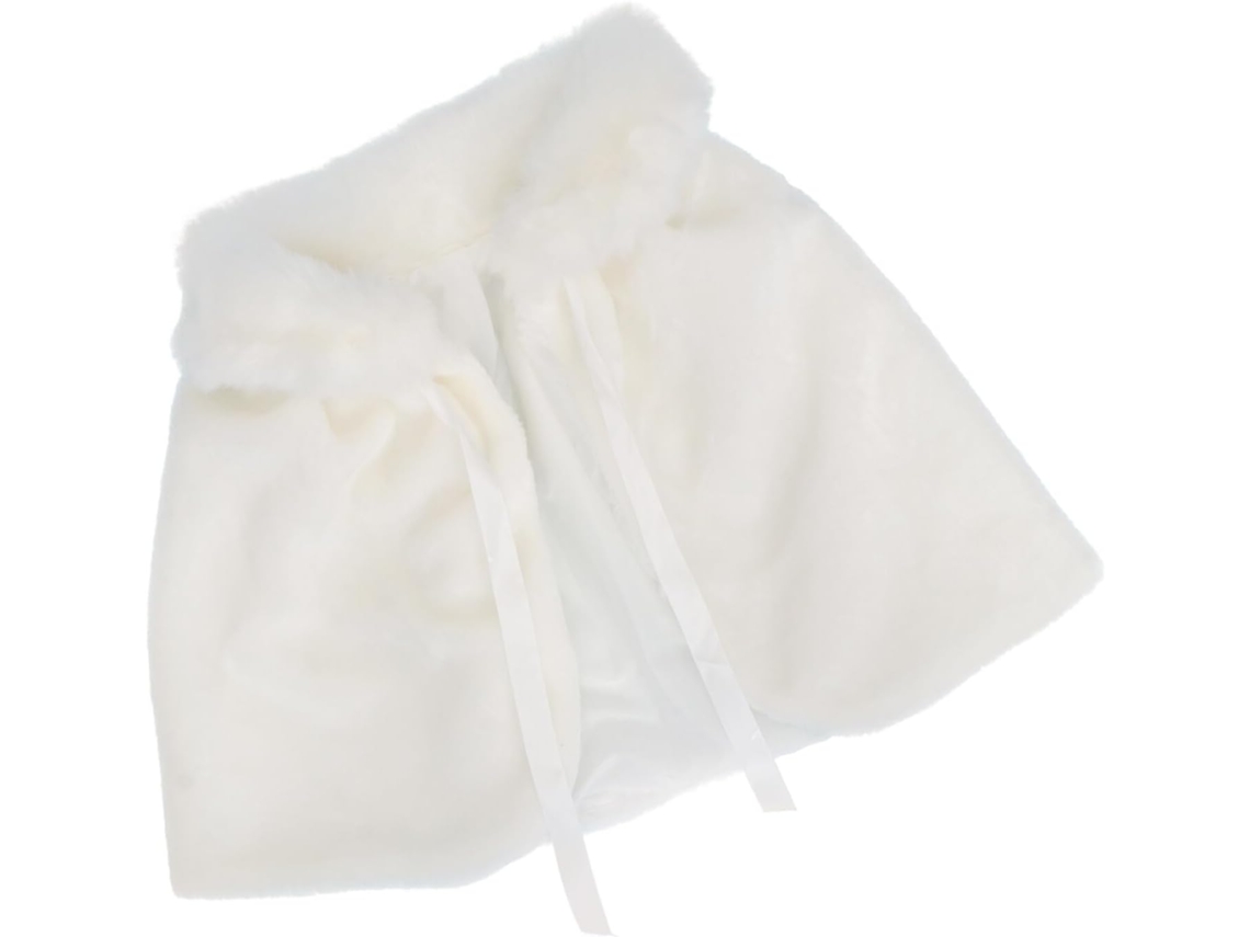 Xale Branco Para Noivas, Estola De Casamento Quente E Durável, Tamanho Único, Ajustável.