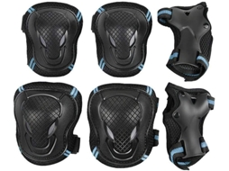 Conjunto de Joelheiras Ajustáveis para Patinação e Ciclismo AQUAFORGE