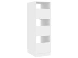 Conjunto 1 Armário De Lavanderia Vidaxl Branco Derivados De Madeira (50 X 68 X 162 Cm)