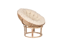 Cadeira de jardim de vime e bambu Home Esprit 91 x 65 x 81 cm