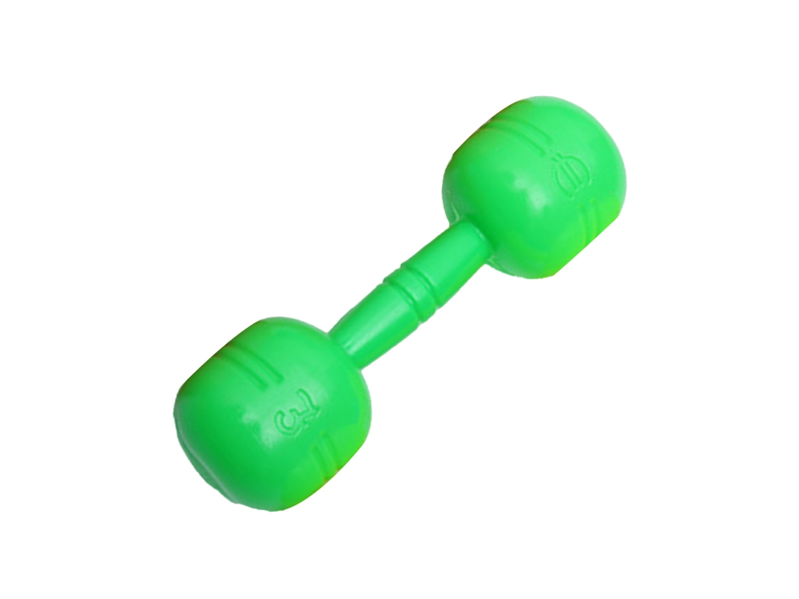Peso Infantil de Plástico Seguro para Exercícios e Brincadeiras Verde S/MARCA