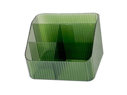 Caixa de Armazenamento Pp Organizador de Maquiagem Verde S/MARCA