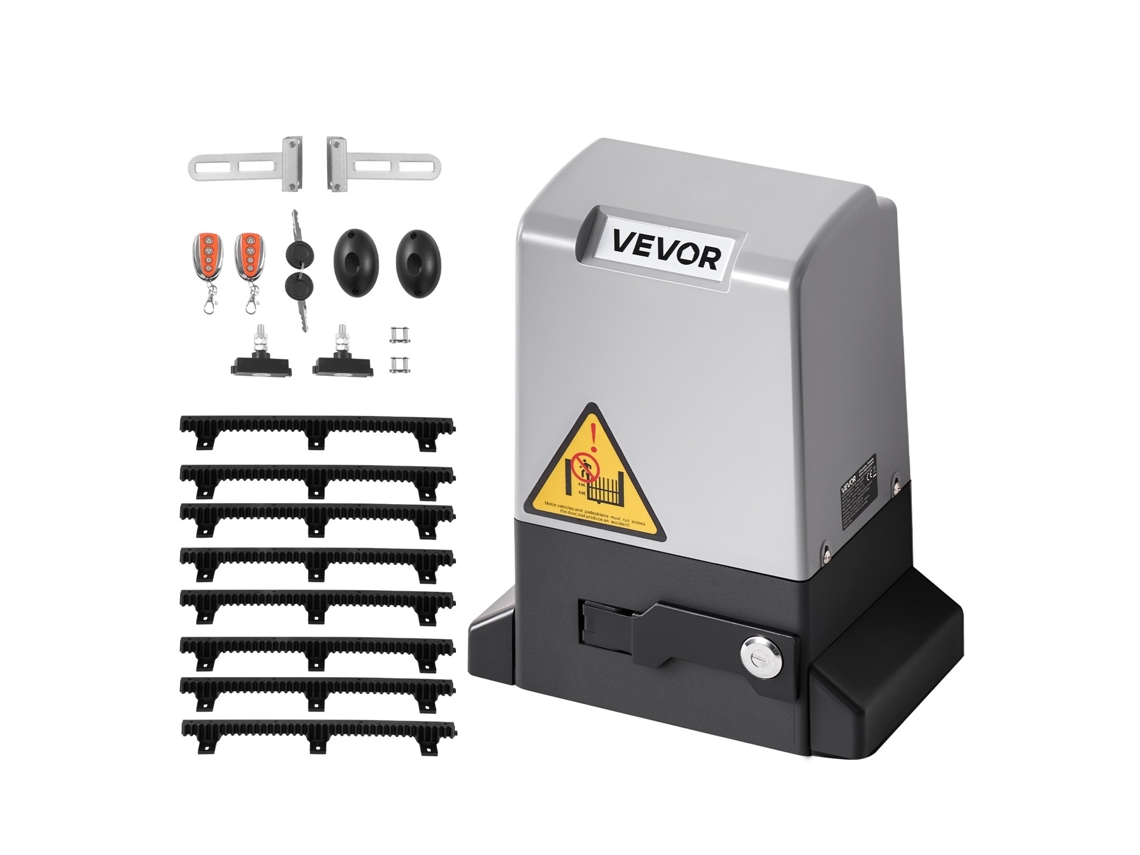 Abridor De Porta Deslizante Elétrico 400 W Com Sensor Infravermelho 10 M/min Vevor