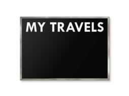 Magnetic Board For Wall My Travels For The Bedroom Espelharte (70x50 Cm)