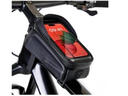 Bolsa Celular Bicicleta À Prova Dágua Tz01 Preta Lalalamoli