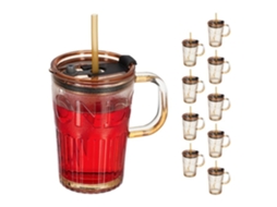 Conjunto de 10 Copos com Alças B2x