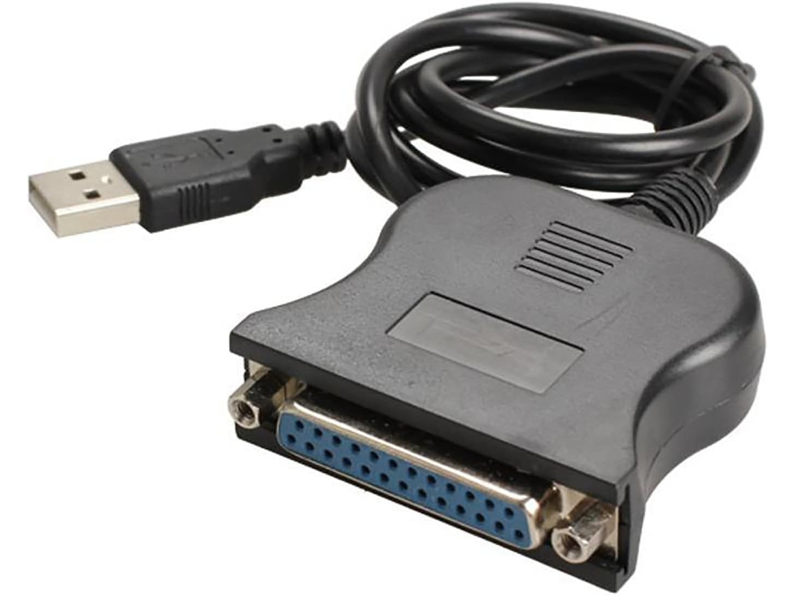 Cabo Usb 2.0 Para Porta Paralela Db25 De 25 Pinos Ieee 1284,