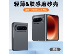 Capa Ultrafina Fosca Para Celular (edição De Colecionador Huawei Pura X Max, Cor Preta), Protege Contra Quedas.
