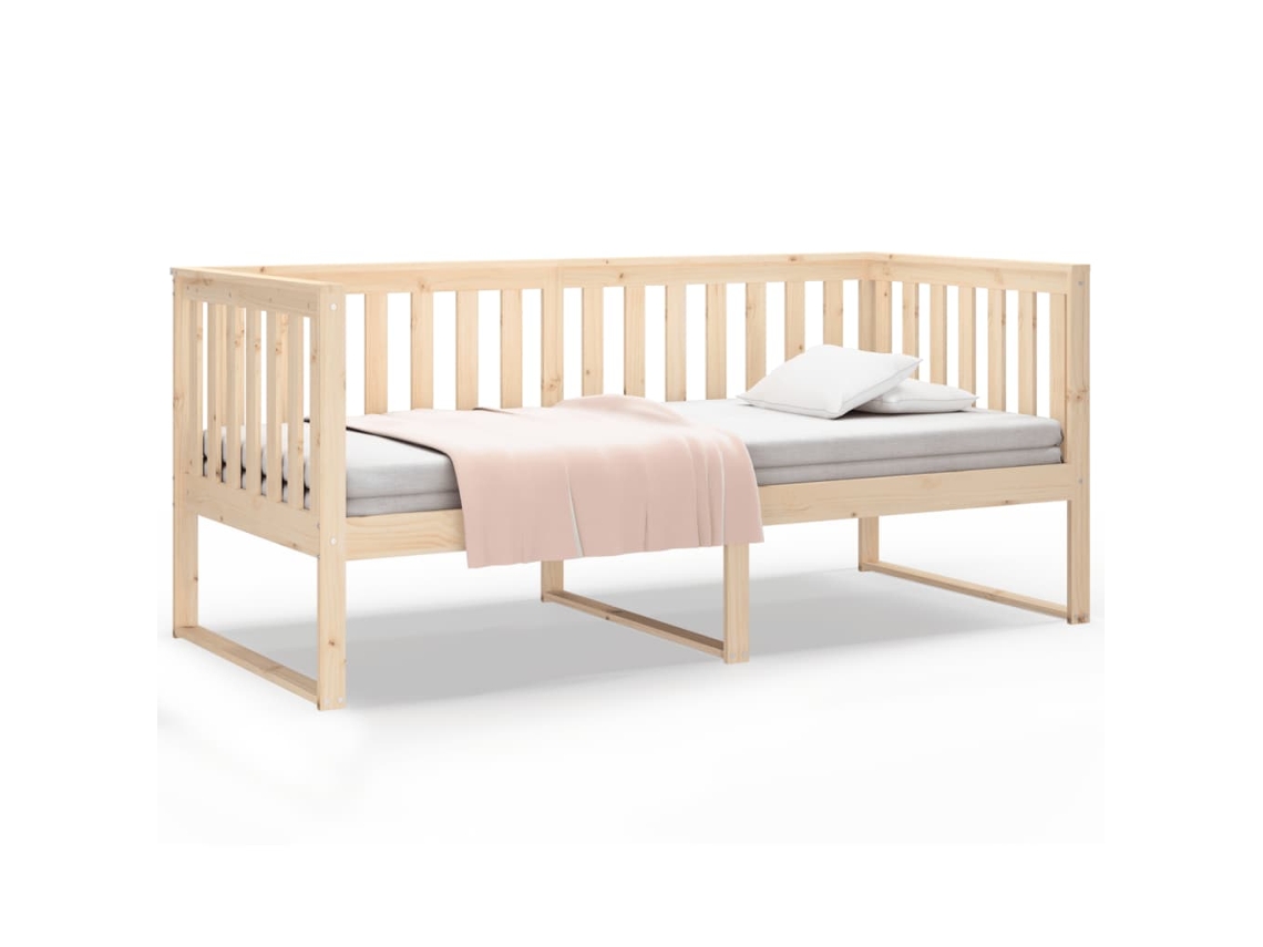 Day Bed, Day Beds Vidaxl Marrom Madeira De Pinho (90 X 190 Cm)