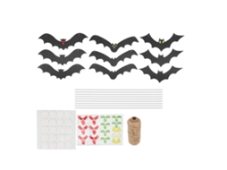 Decoração de Morcegos Pendurados para Halloween | S/MARCA