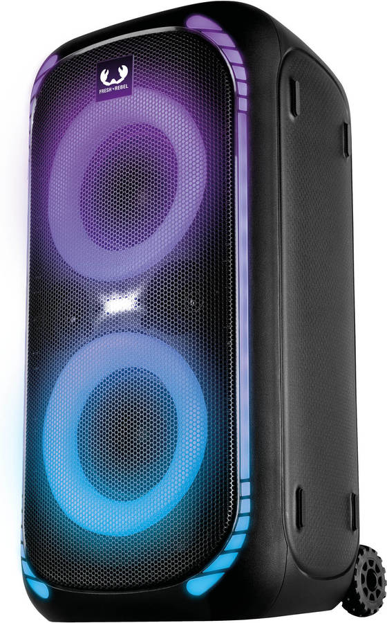 Coluna High Power FRESH 'N REBEL Party Loud L (Bluetooth - 160 W - Autonomia: 12 horas - Preto)