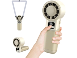 Ventilador De Mesa Com Circulação Ar, Portátil Parede Em Abs Display