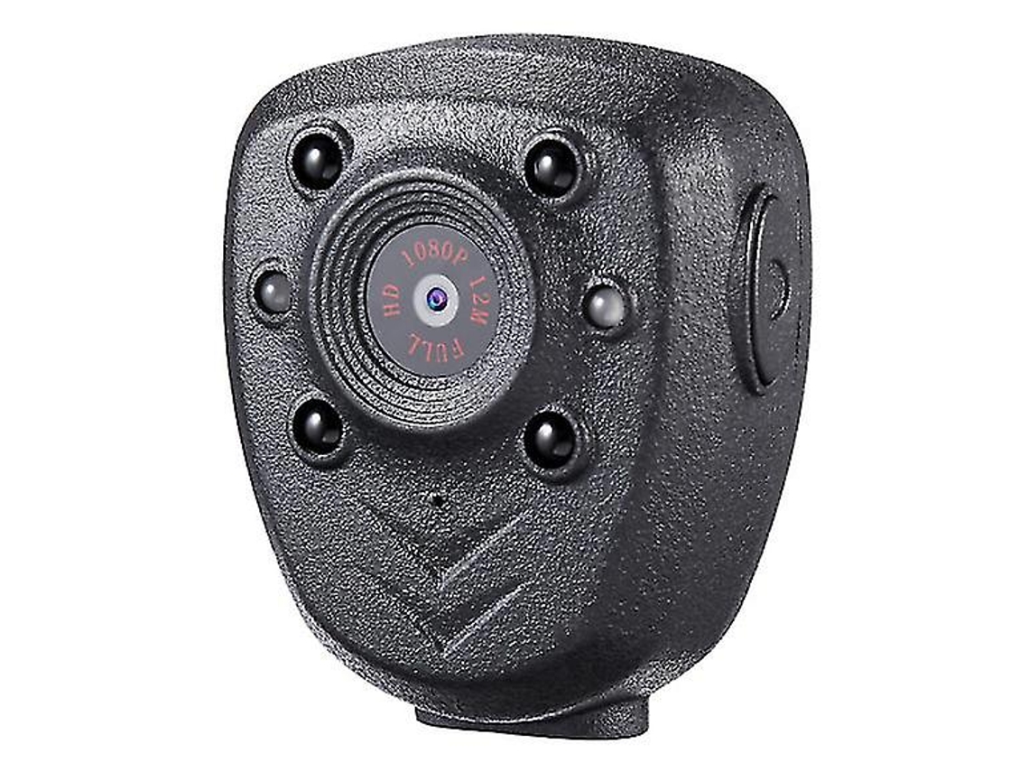 Minicâmera Bestvite 1080P 32GB, câmera de segurança portátil com visão noturna (preta)