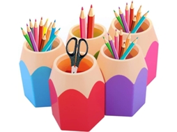 Porta-Lápis Artigos De Papelaria Organizador De Mesa Pode Colocar Lápis E Caneta Fazer Vasos Material De Escritório Escolar ZMDECQNA