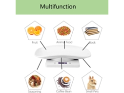 Balança Eletrônica Portátil Para Alimentos De Cozinha 10 Kg Sunny Spaces