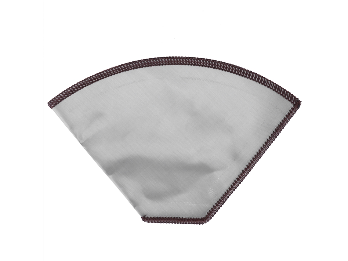 Filtro de Café Reutilizável em Aço Inoxidável Plegável Trapezoidal para 4 6 Xícaras