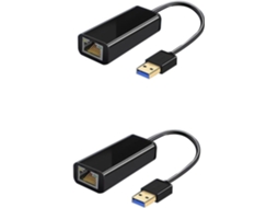 2 De Rede Usb Para Gigabit Ethernet 1000 Mbps Computador Portátil