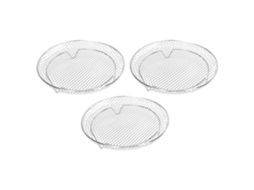 Prateleira de Fritadeira Primerox de 3 camadas, empilhável, em aço inox 304, com acessórios