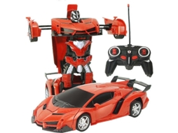 Brinquedo Transformador De Controle Remoto 2 Em 1, Carro De Transformação Rc, Carro Rc Para Crianças, Robô De Deformação Aquaforge