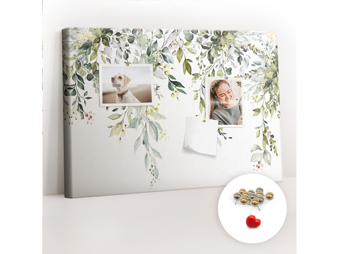 Painel De Cortiça Para Parede Natureza Em Flor Para A Sala De Estar Espelharte (60x40 Cm)