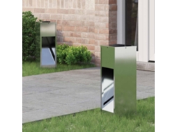 Vidaxl Luz Solar Led De Caminho 2 Unid. Branco Quente 18 X 18 X 50 Cm