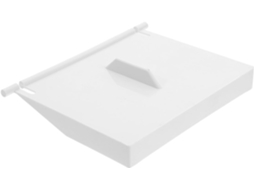Acessório para Piscina: Tampa da Porta do Skimmer em Plástico, 15,5 X 11,5 X 2 Cm. Peça de Reposição para o Skimmer CHABERLU