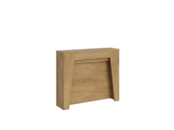 Mesa Consola Extensível 90X25/181 Cm Anea Carvalho Natural