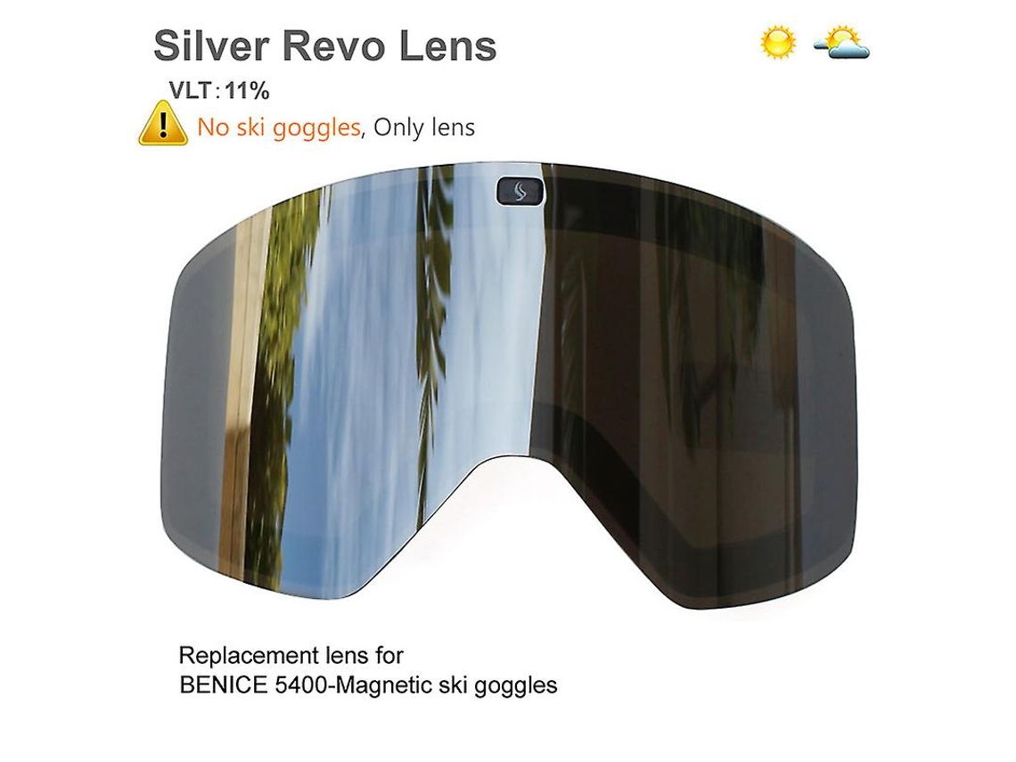 Óculos de esqui com lente polarizada de camada dupla magnética, proteção UV400 contra quedas, ideais para esqui e snowboard, óculos de esqui para uso doméstico e feminino.