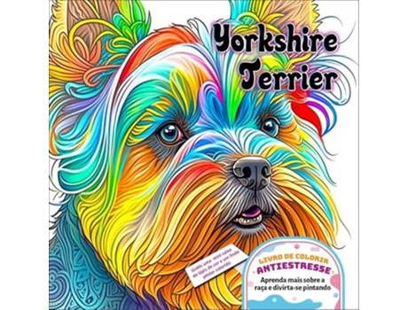 Livro Yorkshire Terrier - Livro De Colorir Antiestresse de Digpress (Português)