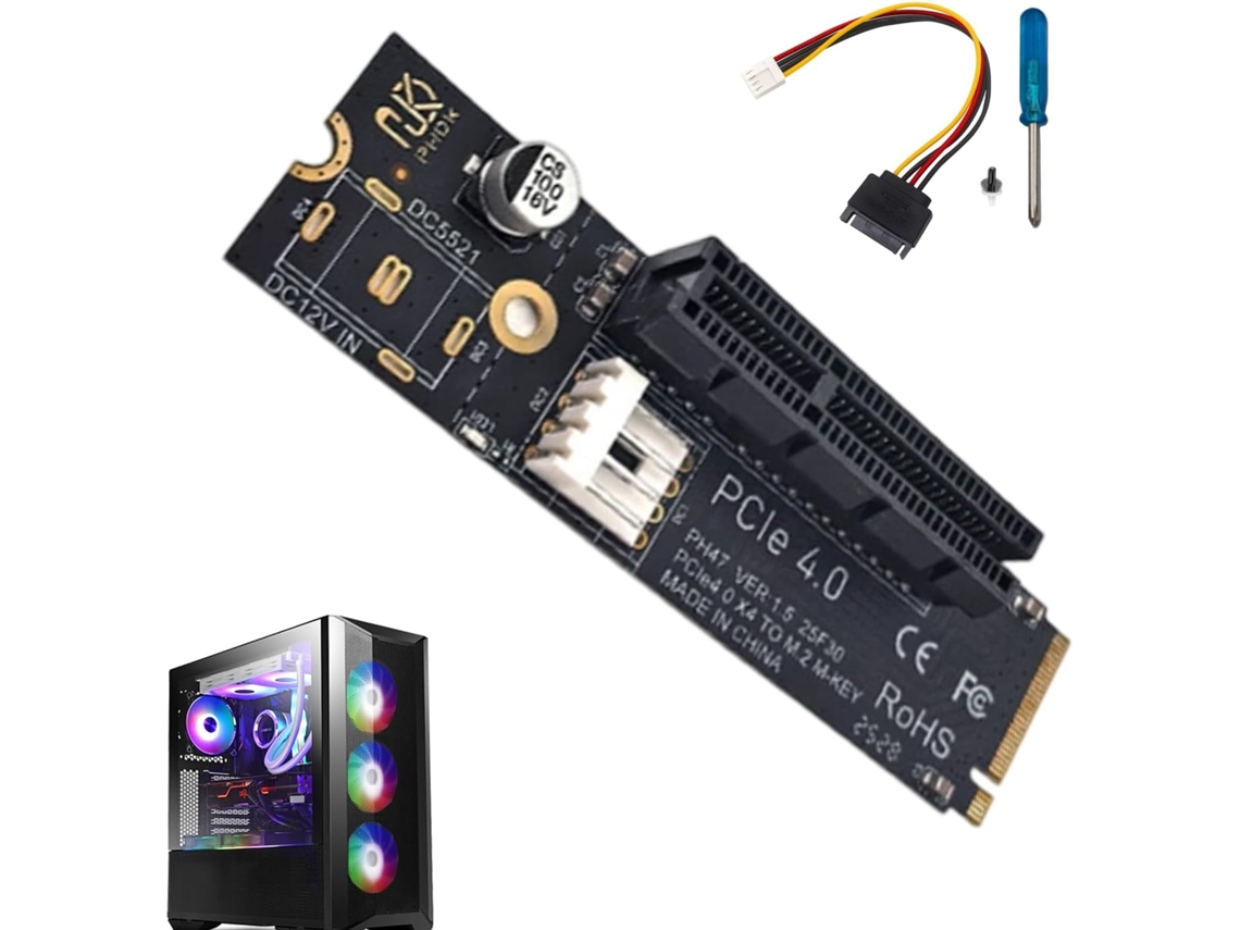 Adaptador Pcie M.2, Conversor Pcie M.2 Prático