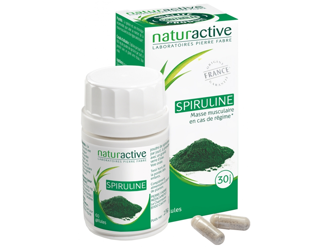 Espirulina 60 Cápsulas NATURACTIVE