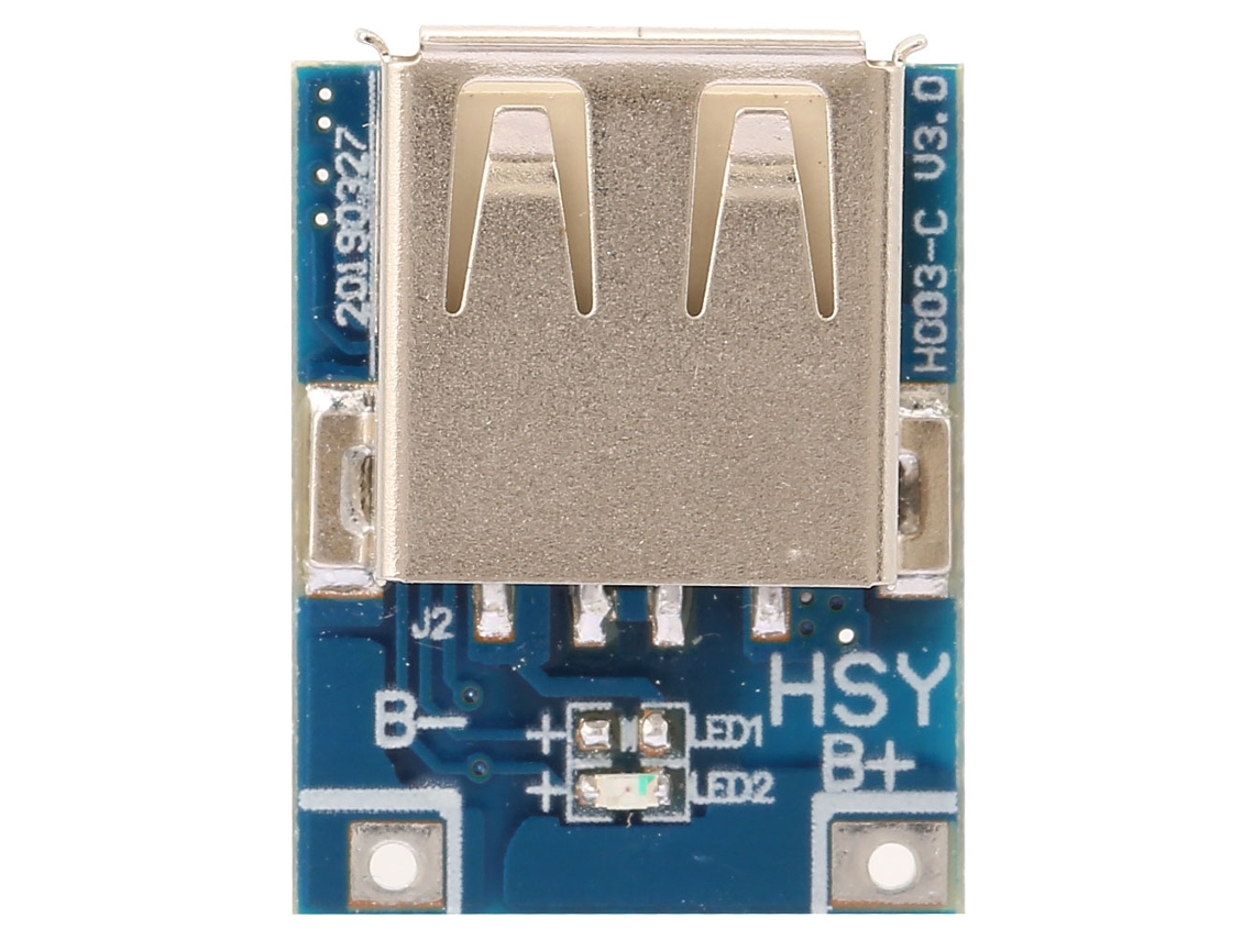 Laxiscreed Placa De Proteção Para Bateria Usb Com Boost De 5v E Carga Até 1a